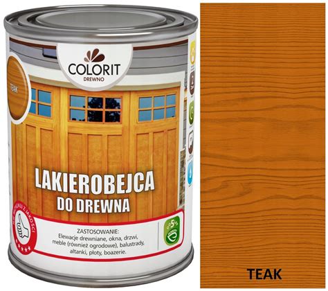 Colorit Lakierobejca Do Drewna L Teak Tik Tek Z Bejce