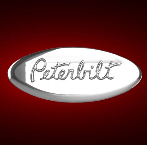 Stl File Peterbilt Logo 📛・3d Printing Template To Download・cults