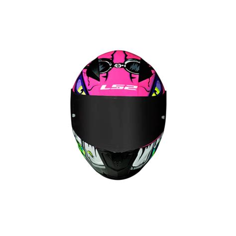 Capacete Ls Ff Rapid Badass Roxo Sbs Motos