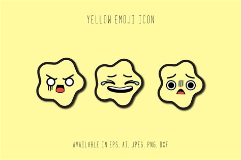 Yellow Emoji Icon Graphic by creative teacher · Creative Fabrica