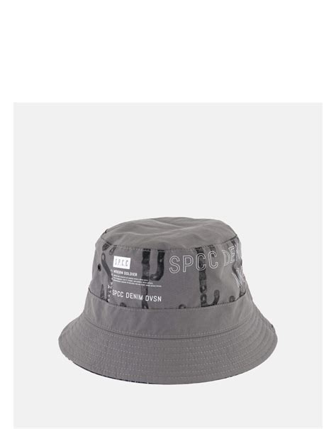 Spcc Bates Reversible Bucket Hat Black