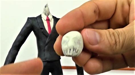 Como Hacer A Slenderman De Plastilina How To Slender Man In Clay