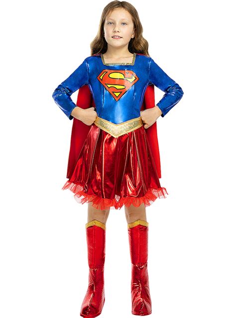 Disfraz de Supergirl deluxe para niña Funidelia