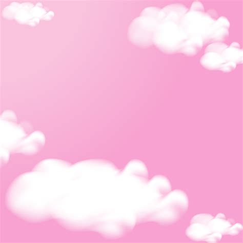 3d vector cloud realistic pink color 17396641 Vector Art at Vecteezy