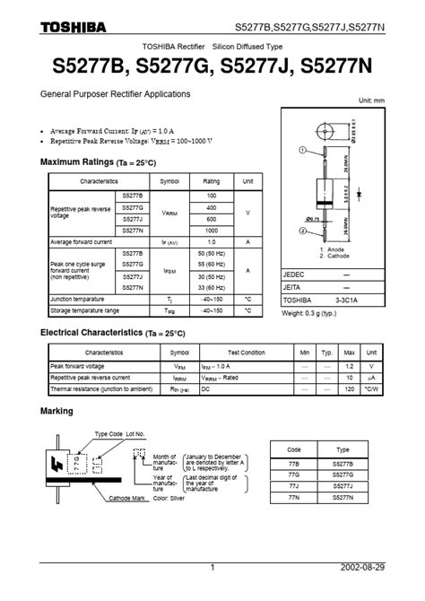 S5277b Datasheet Pdf Toshiba Semiconductor