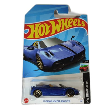 Jual Hot Wheels 17 Pagani Huayra Roadster Biru Eror Ban Mainan