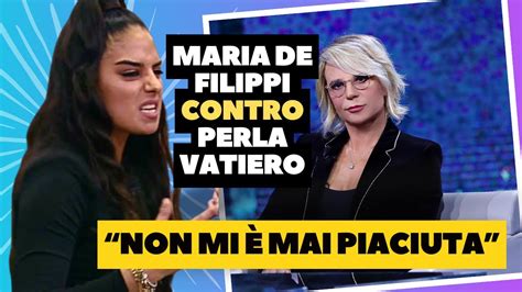 MARIA DE FILIPPI SI ESPRIME SU PERLA NON MI È MAI PIACIUTA YouTube