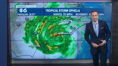 Tropical Storm Ophelia Makes Landfall