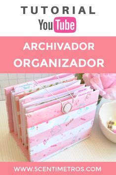 Tutorial ARCHIVADOR ORGANIZADOR Sellos SCRAPBOOKING en ESPAÑOL