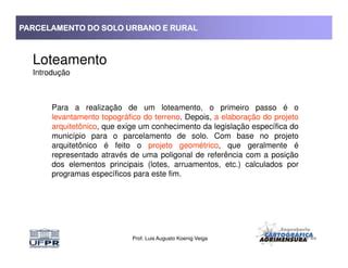 Parcelamento Do Solo Ppt