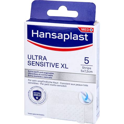 Hansaplast Ultra Sensitive Wundverband 5x7 2 Cm Xl 5 St Pflaster