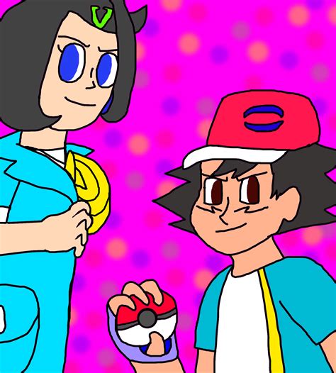 Ash X Liko Art Trade By Ktd1993 On Deviantart