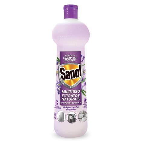 Multiuso Sanol Extratos Naturais Lavanda E Melaleuca 500ml Shopee Brasil