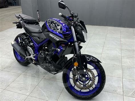 Купить б у Yamaha MT инжектор передач в Москве синий naked bike года по цене