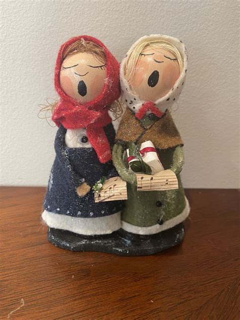 Carolers on Etsy | Christmas figurines, Christmas dolls, Diy felt ...