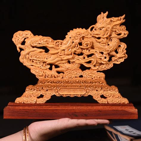 Large Wooden Dragon Statue For Your Interior Decor