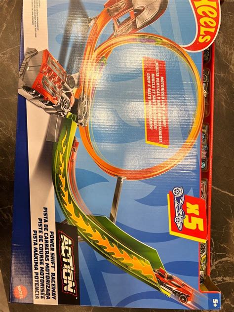 Hot Wheels Action Power Shift Motorized Raceway Track Set