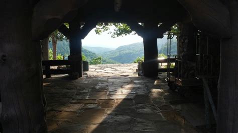 Mather Lodge Breezeway Petit Jean State Park Arkansas State Parks