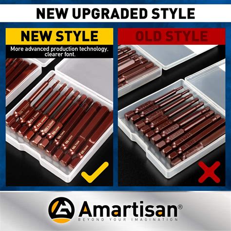 Buy Amartisan Piece Hex Head Allen Wrench Drill Bit Set Metric And