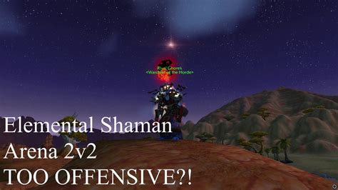 Too Offensive Wow Shadowlands Pvp Season Elemental Shaman V