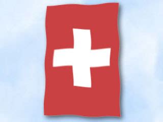 Flagge Schweiz Im Hochformat Glanzpolyester Fahne Flagge Schweiz Im