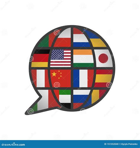 Language Translation Vector Certificate Icon