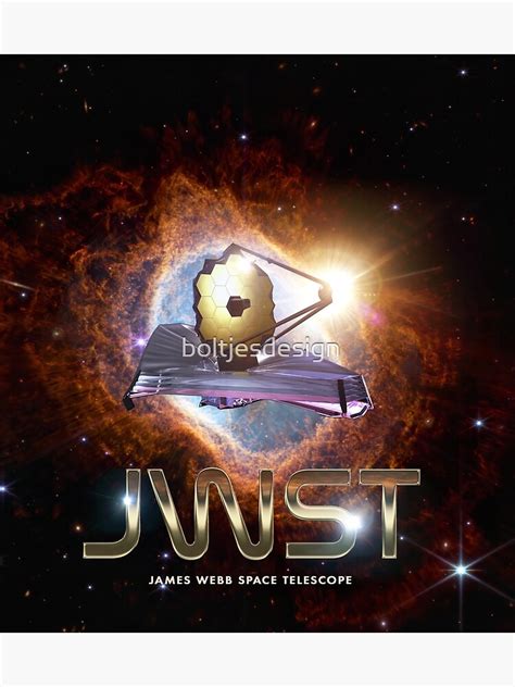 Jwst Das James Webb Weltraumteleskop Poster Von Boltjesdesign