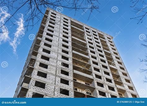 Construction of High-rise Residential Building Stock Image - Image of ...