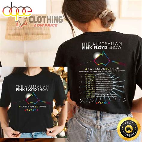 The Australian Pink Floyd Show Darkside Tour Merch Pink Floyd