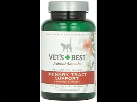 Vets Best Feline Urinary Support Tablets Count Youtube