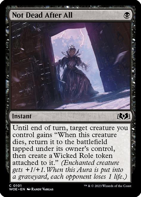 Not Dead After All · Wilds Of Eldraine Woe 101 · Scryfall Magic The