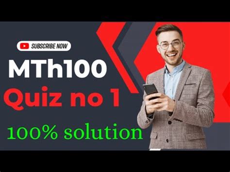 Mth100 Quiz No 1 2022 Solution 100 Correct Mth100 Quiz 1 Solution