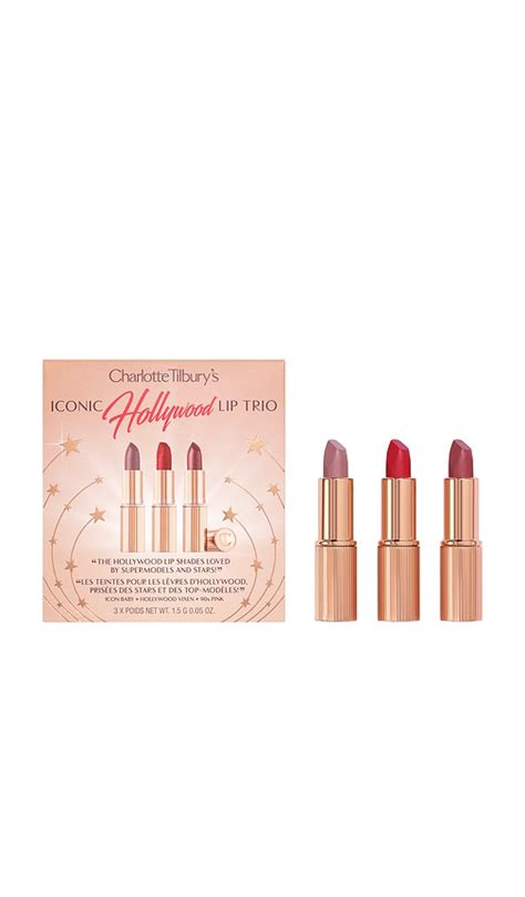 Charlotte Tilbury Charlotte's Iconic Hollywood Lip Trio | REVOLVE