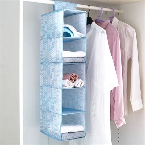 Aa Shelf Foldable Hanging Closet Clothes Hanging Organizer Storage