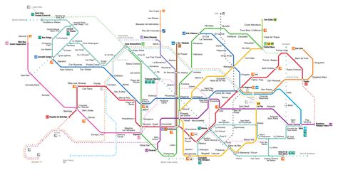 Barcelona Tourist Map With Metro - Best Tourist Places in the World