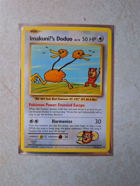 Pokémon TCG Imakuni s Doduo XY Evolutions 112 108 Regular Secret Rare