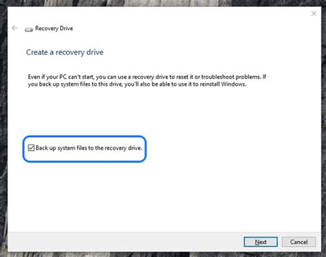 Cum se creează o unitate sau un disc de recuperare în Windows 10