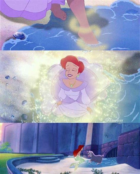 What If Ariel Turns Back Into Her Mermaid Form When She Touch The Sea