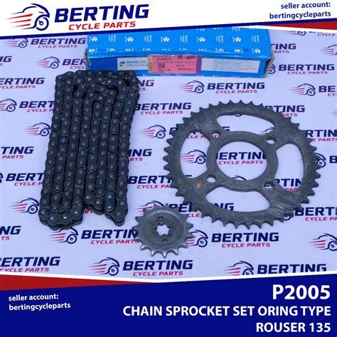 Chain Sprocket Set Oring Type Rouser T T Genuine Je