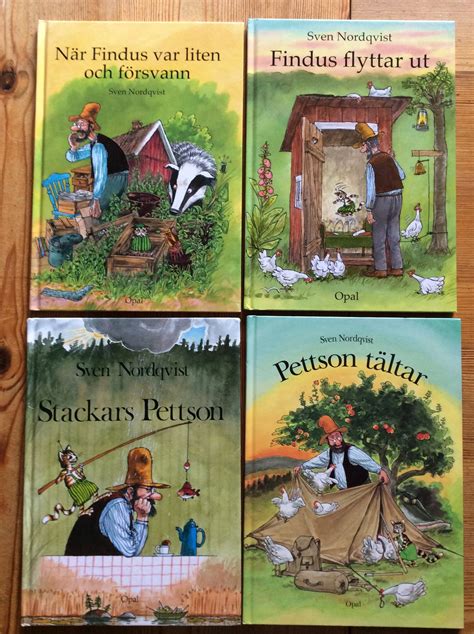 4 Pettson och Findus böcker Sven Nordqvist Köp på Tradera 566774968