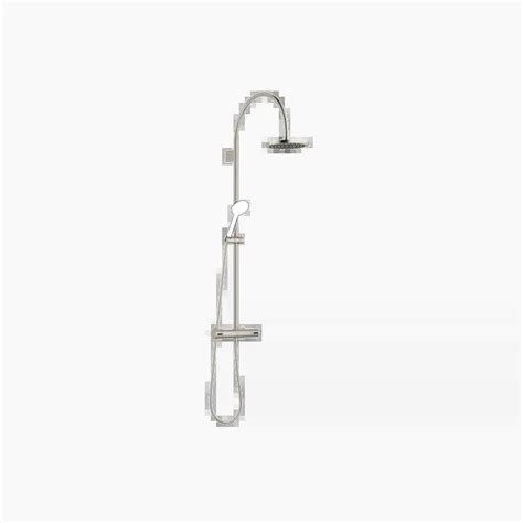 Series Specific Brushed Platinum Shower Faucets Showerpipe With Shower