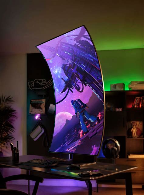 Customer Reviews Samsung Odyssey Ark 55” Led Curved 4k Uhd Gaming