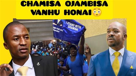 PRESIDENT CHAMISA VOJAMBISA VANHU INZWA ZVAATAURA YouTube