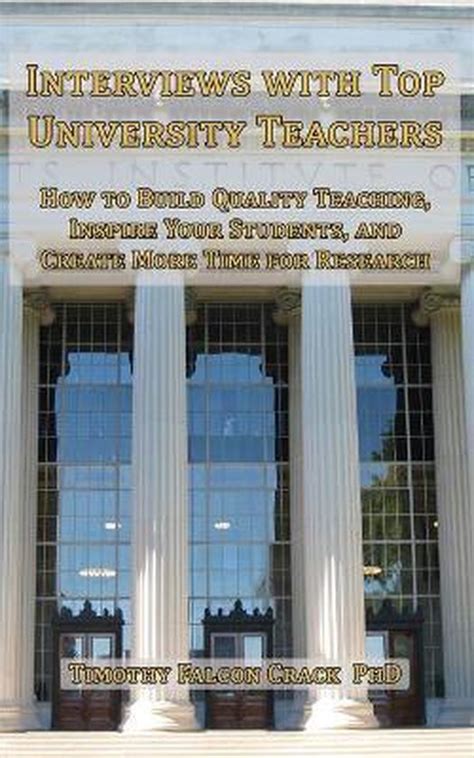 Interviews With Top University Teachers 9781991155405 Timothy Falcon Crack Boeken