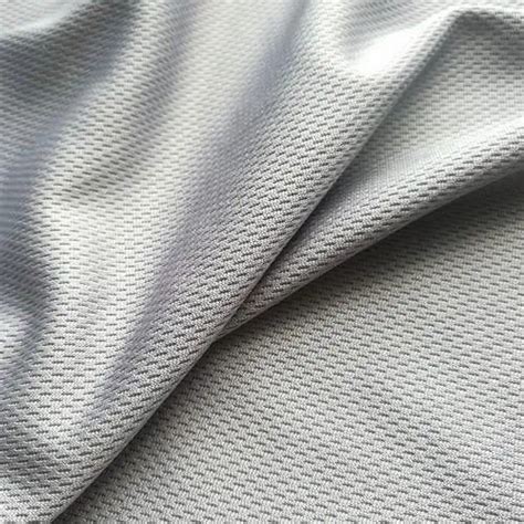 Polyester Knitted Fabric Plain Solids Silver At Rs 220meter In Surat