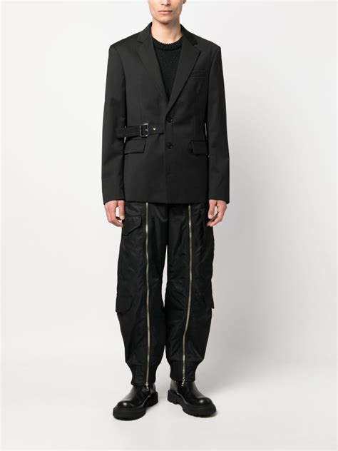 Karl Lagerfeld Belted Single Breasted Blazer Farfetch