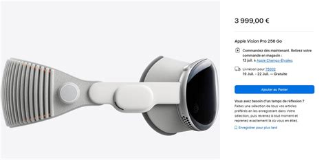 Apple Vision Pro Des D Lais De Livraison Apparaissent En France Pour