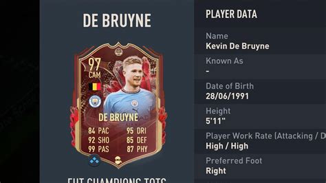 Tots De Bruyne Player Review Youtube