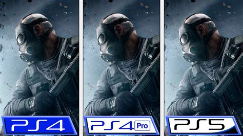 Rainbow Six Siege PS4 PS4 Pro PS5 Graphics FPS Comparison