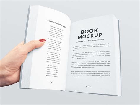 Free Open Book Mockup | Free Mockup